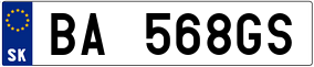 Truck License Plate